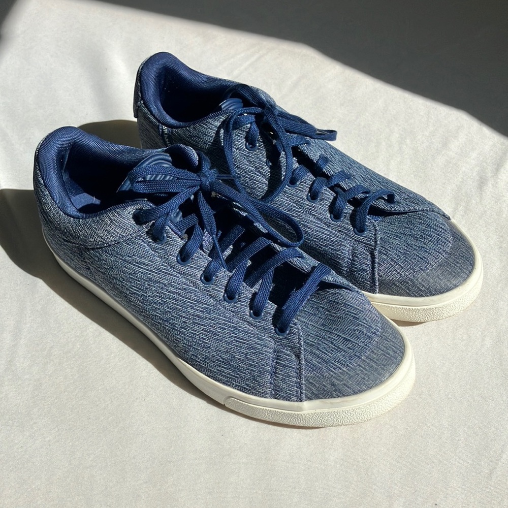 Blue Adidas adicross Classic Spikeless Golf Shoe